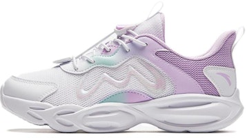 (Preschool) Anta Low 'White Purple Green' A322415509-2
