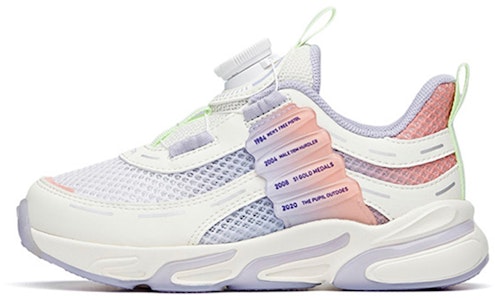 中童 Anta安踏 通風 低筒 兒童跑步鞋 白紫粉 Buy 中童 Anta安踏 通風 低筒 兒童跑步鞋 白紫粉