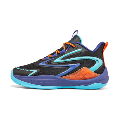(PS) Anta Low Basketball Shoes 'Black Purple Cement Buster'