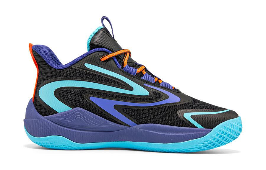 (PS) Anta Low Basketball Shoes 'Black Purple Cement Buster' 圖 2