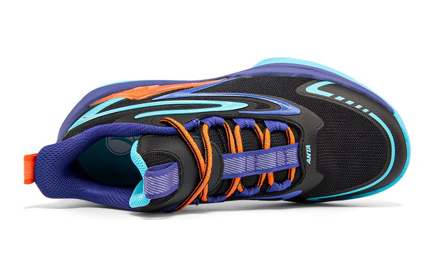 (PS) Anta Low Basketball Shoes 'Black Purple Cement Buster' 圖 3