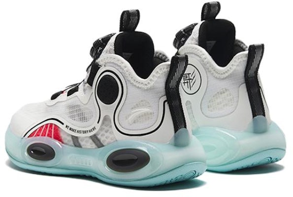 (Preschool) Anta Low Basketball Shoes 'White Black' 312339956-7 Lookbook (Preschool) Anta Low Basketball Shoes 'White Black' 312339956-7