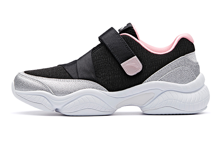 (Preschool) Anta Low Running Shoe 'Black White Pink' A32918805-2