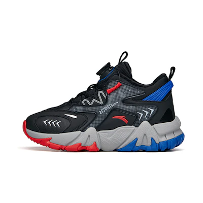 (PS) Anta Low Running Shoes 'Black Blue Red'