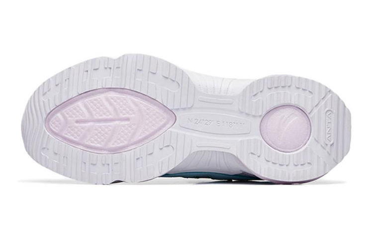 (PS) Anta Low Running Sneakers 'White Purple' 圖 5