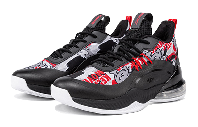 (PS) Anta Low-Top 'Black White Red' 圖 3