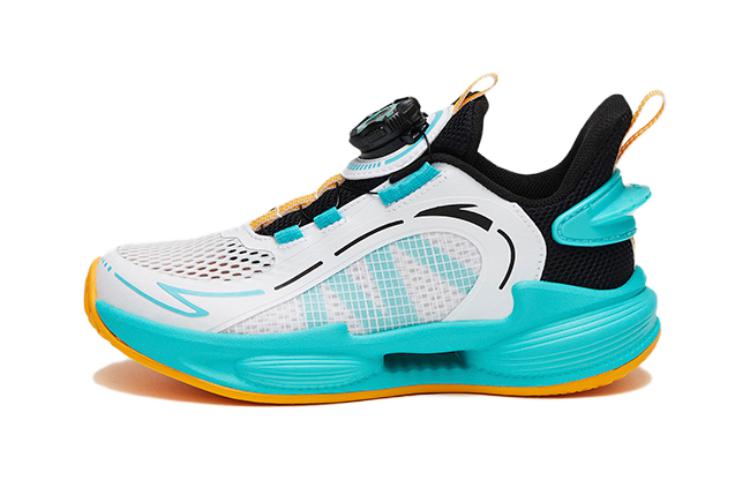 (PS) Anta Low Top Basketball 'White Black Blue'