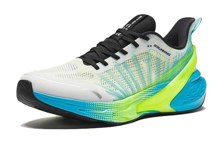 Order (PS) Anta Scarpe Basse Lacci ''Bianco Blu Verde'' T12335597R-3