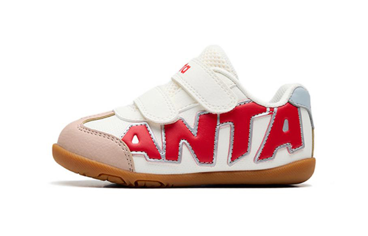 (Preschool) Anta Low Top Sneakers 'White Red Bounce' 312230008N-2