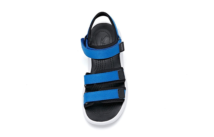 Lookbook (PS) Anta Magic Tape ''Blauwe Comfortabele Zachte Zool Outdoor Sportsandalen'' 312026921-3