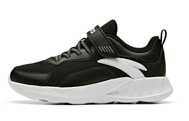 (Preschool) Anta Magic Tape Low 'Black White' A31015553-2