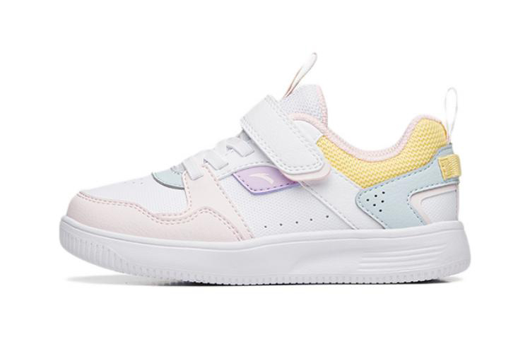 (Preschool) Anta Magic Tape Mesh Low 'White Pink Yellow' A322239933-1