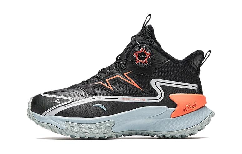 (Preschool) Anta Mid-Top 'Black Orange' 312346907N-6