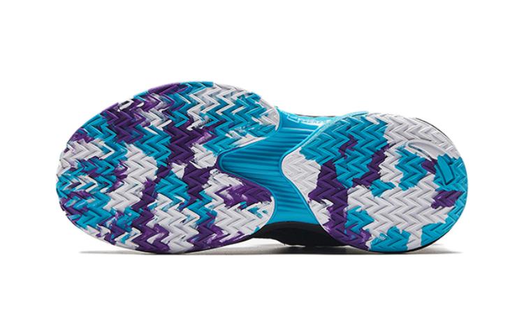 Shop (Preschool) Anta Mid-Top 'Black Purple Green' 312339957-1