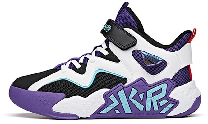 (Preschool) Anta Mid-Top 'Black White Purple - Cement Destroyer' A312131153A-3 Buy (Preschool) Anta Mid-Top 'Black White Purple - Cement Destroyer' A312131153A-3