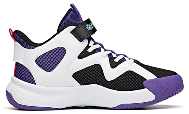 (Preschool) Anta Mid-Top 'Black White Purple - Cement Destroyer' A312131153A-3 Order (Preschool) Anta Mid-Top 'Black White Purple - Cement Destroyer' A312131153A-3