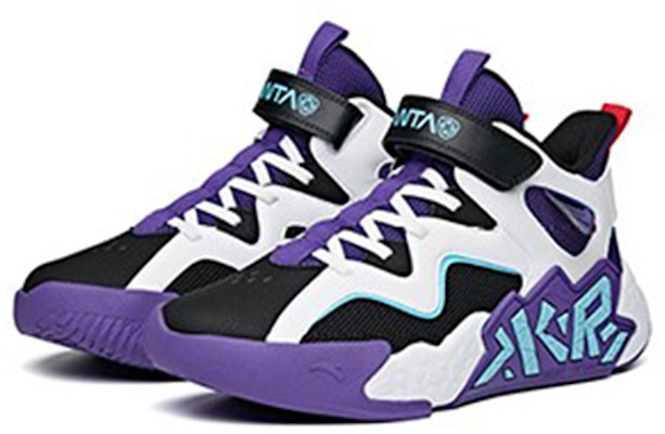 (Preschool) Anta Mid-Top 'Black White Purple - Cement Destroyer' A312131153A-3 Lookbook (Preschool) Anta Mid-Top 'Black White Purple - Cement Destroyer' A312131153A-3