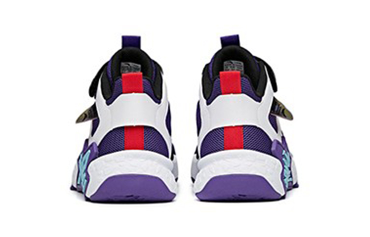 Purchase (Preschool) Anta Mid-Top 'Black White Purple - Cement Destroyer' A312131153A-3