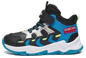 (Preschool) Anta Mid-Top 'Blue Silver Magic Tape' 312249993-1 (Preschool) Anta Mid-Top 'Blue Silver Magic Tape' 312249993-1