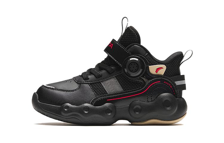 (Preschool) Anta Mid-Top Basketball 'Black' A312349914-3