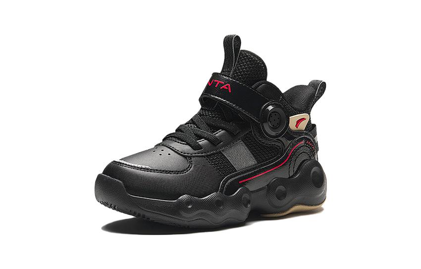 Order (Preschool) Anta Mid-Top Basketball 'Black' A312349914-3