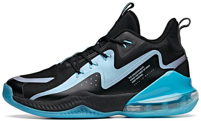 (Preschool) Anta Mid-Top Basketball 'Black Blue' 312011101-1 Buy (Preschool) Anta Mid-Top Basketball 'Black Blue' 312011101-1
