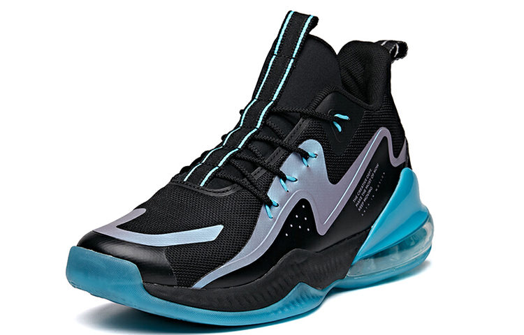 Order (Preschool) Anta Mid-Top Basketball 'Black Blue' 312011101-1