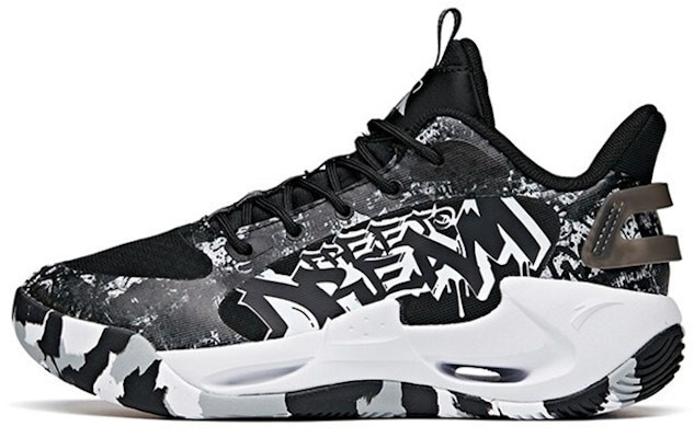 (Preschool) Anta Mid-Top Basketball 'Black Grey White' 312121110-3 Buy (Preschool) Anta Mid-Top Basketball 'Black Grey White' 312121110-3