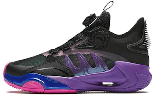 (Preschool) Anta Mid-Top Basketball 'Black Purple' A312411107-4 (Preschool) Anta Mid-Top Basketball 'Black Purple' A312411107-4