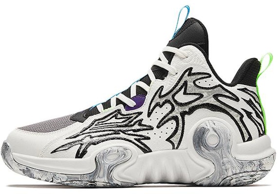 (Preschool) Anta Mid-Top Basketball 'White Black' A312331104-1 Buy (Preschool) Anta Mid-Top Basketball 'White Black' A312331104-1