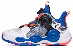(Preschool) Anta Mid-Top Basketball 'White Blue' 312221102-5 (Preschool) Anta Mid-Top Basketball 'White Blue' 312221102-5