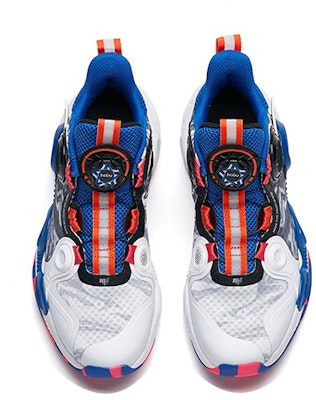 (PS) 안타 미드탑 농구화 '화이트 블루' (Anta 미드탑 '화블') 312221102-5 Lookbook (PS) 안타 미드탑 농구화 '화이트 블루' (Anta 미드탑 '화블') 312221102-5