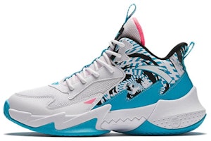 (Preschool) Anta Mid-Top Basketball 'White Blue Black' A312341108-2 (Preschool) Anta Mid-Top Basketball 'White Blue Black' A312341108-2