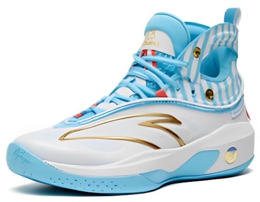 (PS) Anta Baloncesto Mid-Top 'Blanco Azul Oro' 312321130-4 Lookbook (PS) Anta Baloncesto Mid-Top 'Blanco Azul Oro' 312321130-4