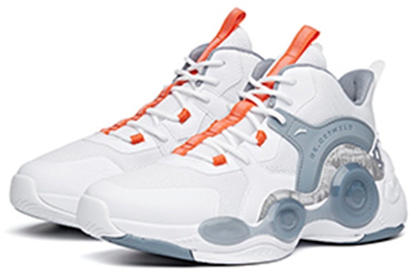 (PS) Anta Mid-Top Bola Keranjang 'Putih Kelabu' A312131101-3 Lookbook (PS) Anta Mid-Top Bola Keranjang 'Putih Kelabu' A312131101-3