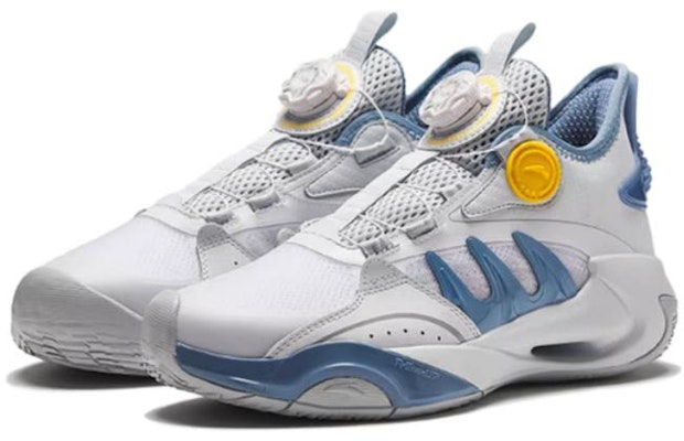 (Preschool) Anta Mid-Top Basketball Shoes 'Grey White' A312411107-1 Lookbook (Preschool) Anta Mid-Top Basketball Shoes 'Grey White' A312411107-1