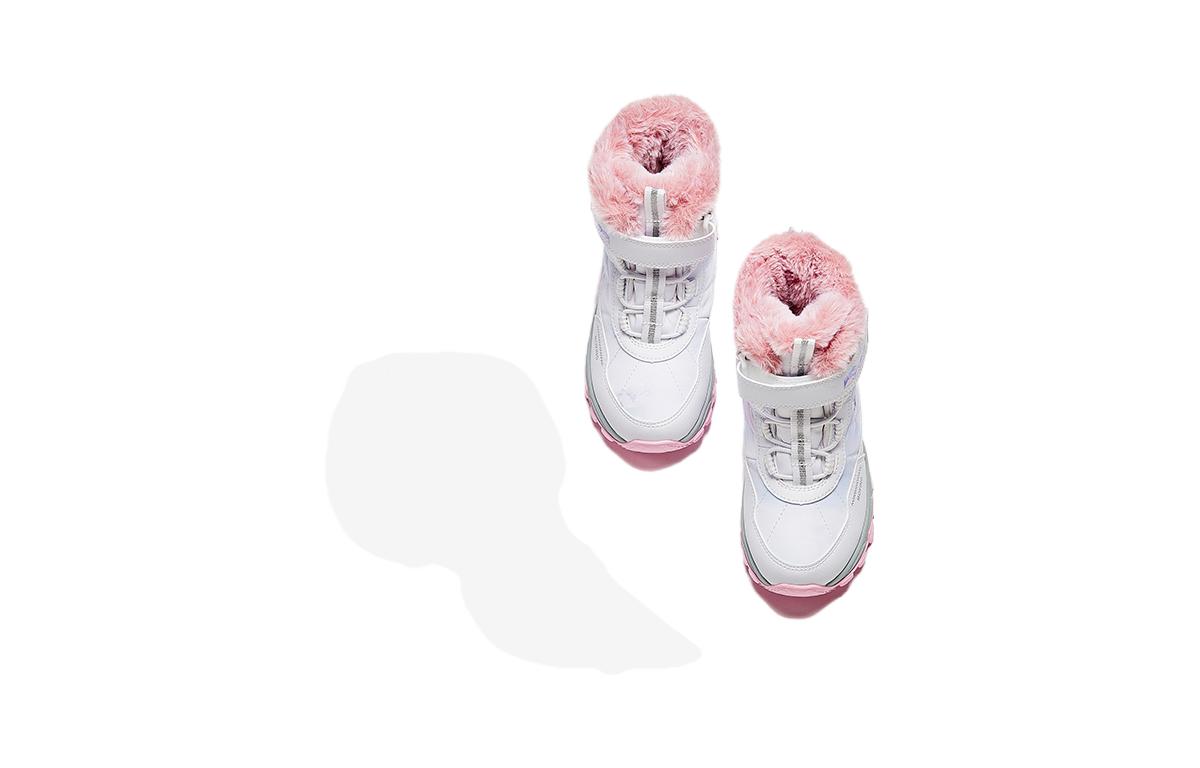 Lookbook (Preschool) Anta Mid-Top Boot 'Grey Pink' A322349901-2