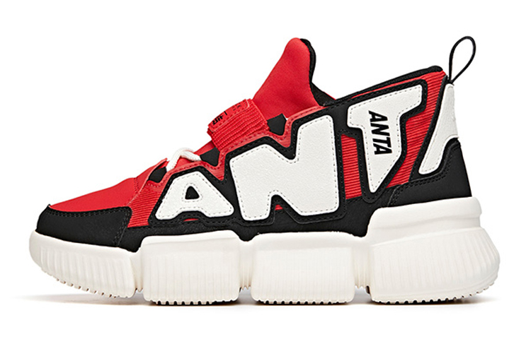 Buy (PS) Anta Mid-Top Casual ''Wit Rood'' A31038830-4