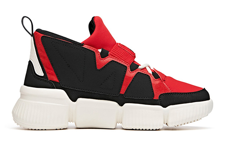 Order (PS) Anta Mid-Top Casual ''Wit Rood'' A31038830-4