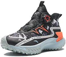 Order (Preschool) Anta Mid-Top Outdoor Snow Boots 'Black Orange' 312346907-3