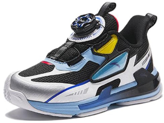 (Preschool) Anta Mid-Top Running Shoe 'Black White Blue' 312419962-1 Order (Preschool) Anta Mid-Top Running Shoe 'Black White Blue' 312419962-1