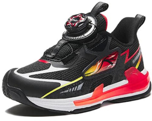 (Preschool) Anta Mid-Top Running Shoe 'Black White Red' 312419962-6 Order (Preschool) Anta Mid-Top Running Shoe 'Black White Red' 312419962-6