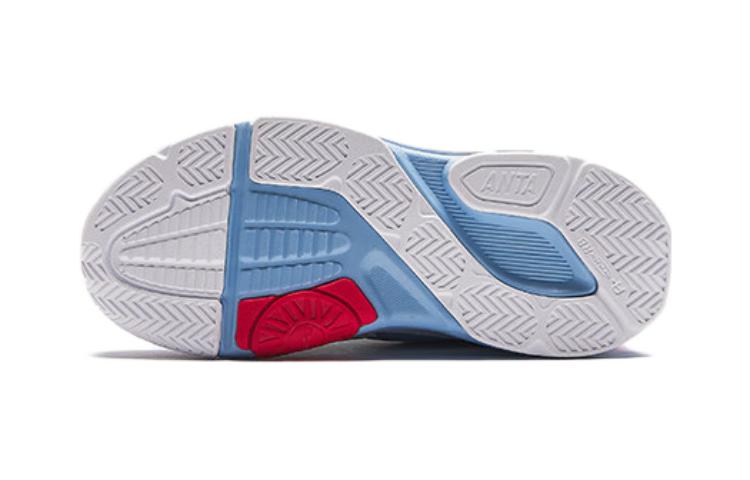 Shop (PS) Anta Kasut Lari Mid-Top 'Hitam Putih Biru' 312419962-1