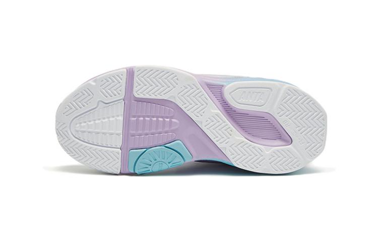Purchase (Preschool) Anta Mid-Top Running Shoe 'White Purple Silver' 322249961N-3