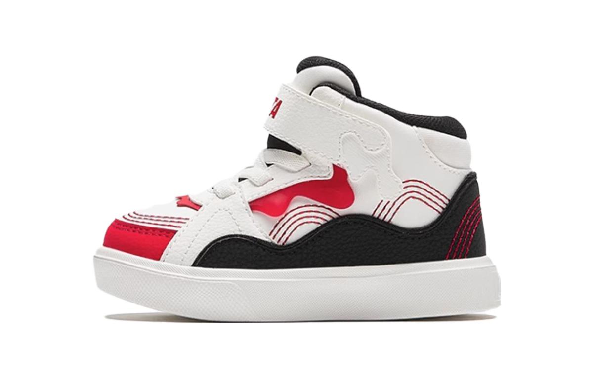 (Preschool) Anta Mid 'White Black Red' A312340021-3