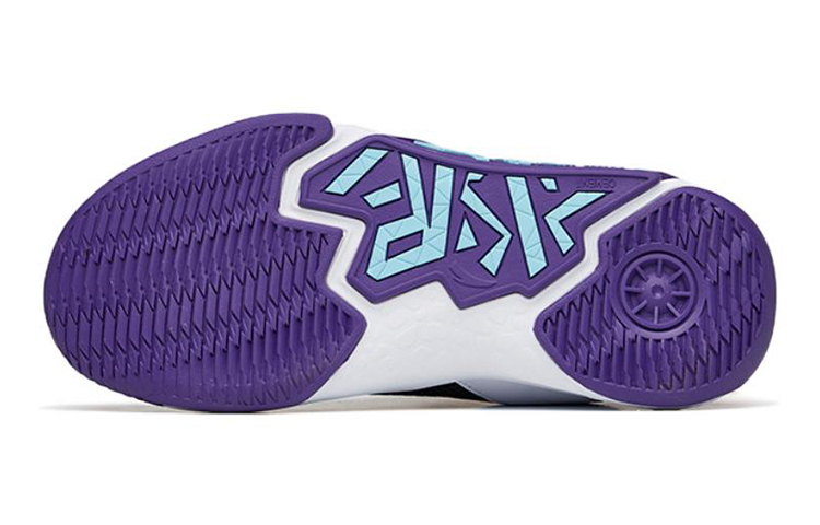 Purchase (PS) Anta Mid Negro Blanco Morado 'Cement Court' zapatillas deportivas. A312221166-3