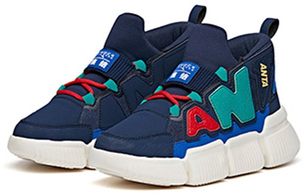 (Preschool) Anta Mid-Top 'Blue Green White' A31038830-1 Lookbook (Preschool) Anta Mid-Top 'Blue Green White' A31038830-1