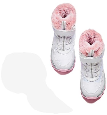 (Preschool) Anta Mid-Top Boot 'Grey Pink' A322349901-2 Lookbook (Preschool) Anta Mid-Top Boot 'Grey Pink' A322349901-2