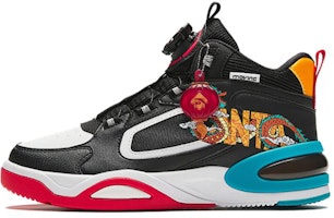 (Preschool) Anta Mid-Top Running Shoe 'Black Red' 312348001-12 (Preschool) Anta Mid-Top Running Shoe 'Black Red' 312348001-12