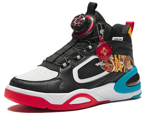 (Preschool) Anta Mid-Top Running Shoe 'Black Red' 312348001-12 Order (Preschool) Anta Mid-Top Running Shoe 'Black Red' 312348001-12